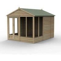 10' x 8' Forest 4Life 25yr Guarantee Double Door Apex Summer House (3.01m x 2.61m)