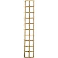 Forest Garden Smooth Trellis - 180 x 30cm, Brown