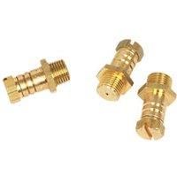 Rothenberger Pressure Test Nipples (Pack of 3) 1/8 BSP 67016