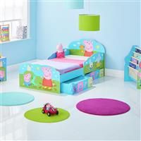 Peppa Pig Toddler Bed with Cube Storage