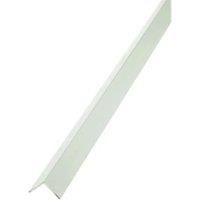 RUK White hard polyvinyl chloride equal sided Angle Strip 1m x15x1mm