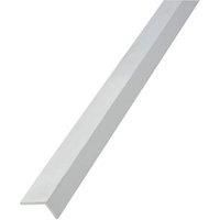 RUK White hard polyvinyl chloride unequal sided Angle 1m x 20x10x1.5mm