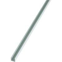 RUK White PVC Square U Profile Strip 1m x 11.5mm