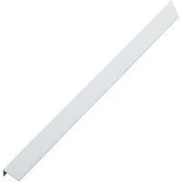 RUK White polyvinyl chloride unequal sided Angle 1m x 15.5x27.5x1.5mm
