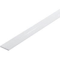 Rothley White Plastic Flat Bar 1000 x 16 x 2mm (922JP)