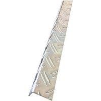 Rothley Checkerplate Aluminium Angles 2500mm x 30mm x 54mm 3 Pack (724JP)