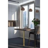 Rothley Stainless Steel Kitchen Worktop Leg Range of Contemporary cols 870mmhigh#Antique Brass