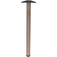 Rothley Worktop Leg Antique Copper 870-895mm (858PP)