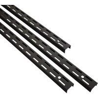 Twin Slot Upright Matt Black 1981mm