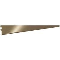 Rothley Twin Slot Upright & Brackets Shelving Kit Antique Brass *Various Sizes*
