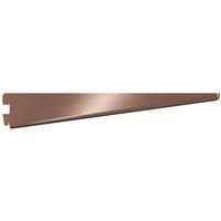 Rothley Twin Slot Shelving Kit In Antique Copper 12 Inch Brackets And 63 Inch Uprights