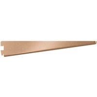 Rothley Twin Slot Shelving Kit In Bright Copper 12 Inch Brackets And 63 Inch Uprights