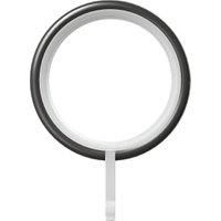 Rothley Gunmetal Curtain Rings - Box of 10