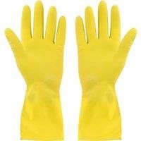 Elliott Household Cleaning Gloves, Latex Washing Up Gloves with extra long cuff and soft breathable lining, Long lasting quality in a Large size