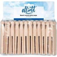 Elliott Beechwood Traditional Dolly Pegs