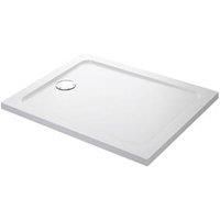 Mira Showers 1.1697.007.WH Rectangle 1000 x 800 mm Flight Low Shower Tray - White