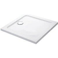 Mira Showers 1.1697.009.WH Square 900 x 900 mm Flight Low Shower Tray - White