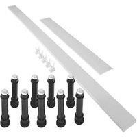 Mira 1.1697.033.WH White Flight Low 1000 to 1200 mm Rectangular Riser