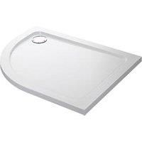 Mira Quadrant Anti Slip Shower Tray Right Offset Bathroom 0 Upstand 1200 x 900mm