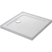 Mira Flight Safe Square Shower Tray with Upstands White 760 x 760 x 40mm (7275X)