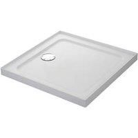 Mira Flight Safe Square Shower Tray with Upstands White 800 x 800 x 40mm (9840X)