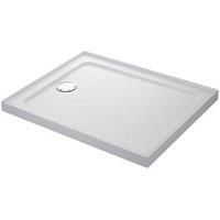 Mira Rectangular Anti Slip Shower Tray Low Safe Bathroom 4 Upstands 1000x800mm