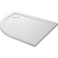 Mira Flight Safe Low Offset Quadrant Shower Tray 1000 x 800mm with Waste (Right Hand) 1.1697.023.AS