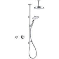 Mira Mode Dual Digital Shower Ceiling Fed High Pressure/Combi Boiler 1.1874.009 - White/Chrome