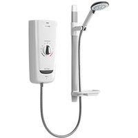 Mira Advance Flex Thermostatic Electric Shower 9.8kW White & Chrome 1.1785.002