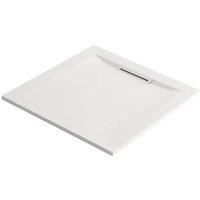 Mira Flight Level Square Anti Slip Shower Tray - 800 x 800mm with Waste