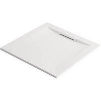 Mira Flight Level Square Anti Slip Shower Tray - 900 x 900mm with Waste