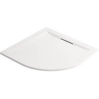 Mira Flight Level Quadrant Shower Tray - 1000 x 1000mm with Waste