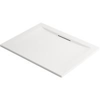 Mira Flight Level Rectangle Anti-slip Shower Tray 1200 x 760mm in White Acrylic