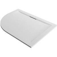 Mira Flight Level Safe Offset Quadrant Shower Tray RH White 1200 x 900 x 25mm (226PJ)