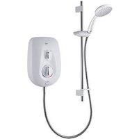 Mira Go 9.5kW Electric Shower White / Chrome - NEW