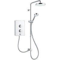 Mira Decor Dual Electric Shower 10.8kW White Chrome 1.1894.009