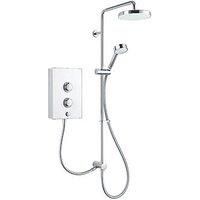 Mira Decor Dual Electric Shower 10.8kW White Chrome 1.1894.009