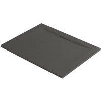 Mira Flight Level Rectangular Shower Tray Slate Effect - 1400 x 900mm with Waste