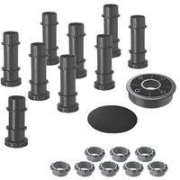 Mira Shower Tray Feet Flight Level Bathroom Accessories Plastic 9 Pieces (W)49mm