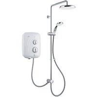 Mira Showers 1.1941.003 Elite SE Dual Pumped Electric Shower 9.8kW - White/Chrome