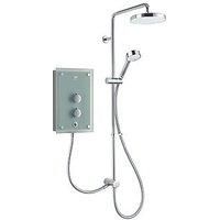 Mira Showers 1.1634.156 MIRA AZORA Dual 9.8 KW Electric Shower, Frosted Glass