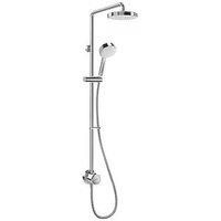 Mira Thermostatic Exposed Mixer Shower Minimal ERD Dual Outlet Rear Fed Chrome