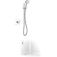 Mira Evoco Dual Bathfill Thermostatic Mixer Shower Adjustable Head Chrome