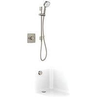 Mira Evoco Dual Bathfill Thermostatic Mixer Shower Adjustable Head Nickel