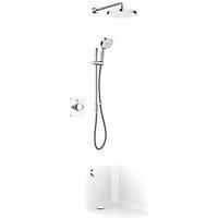 Mira Evoco Bath Filler & Dual Thermostatic Mixer Shower - Chrome 1.1967.009