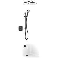 Mira Evoco Bath Filler & Dual Thermostatic Mixer Shower - Matt Black 1.1967.010