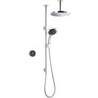 Mira Platinum Digital Shower Dual Outlet Ceiling Fed High Pressure - 1.1981.008