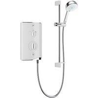 Mira Sport White / Chrome 9.8kW Thermostatic Electric Shower (278PM)