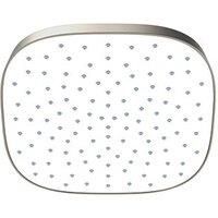 Mira Crisp Tilt Overhead Shower Head Brushed Nickel 250mm (326PM)