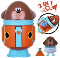 Hey Duggee Transforming Duggee Space Rocket Playset With Figures and Lights and Sounds Including the Space Song. 2 Toys in One! (2175CB)